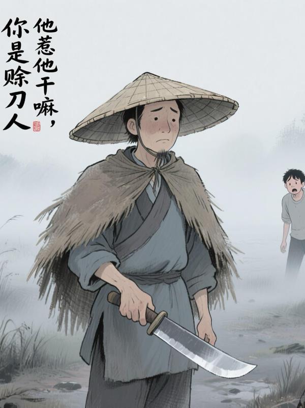 你惹他干嘛，他是赊刀人