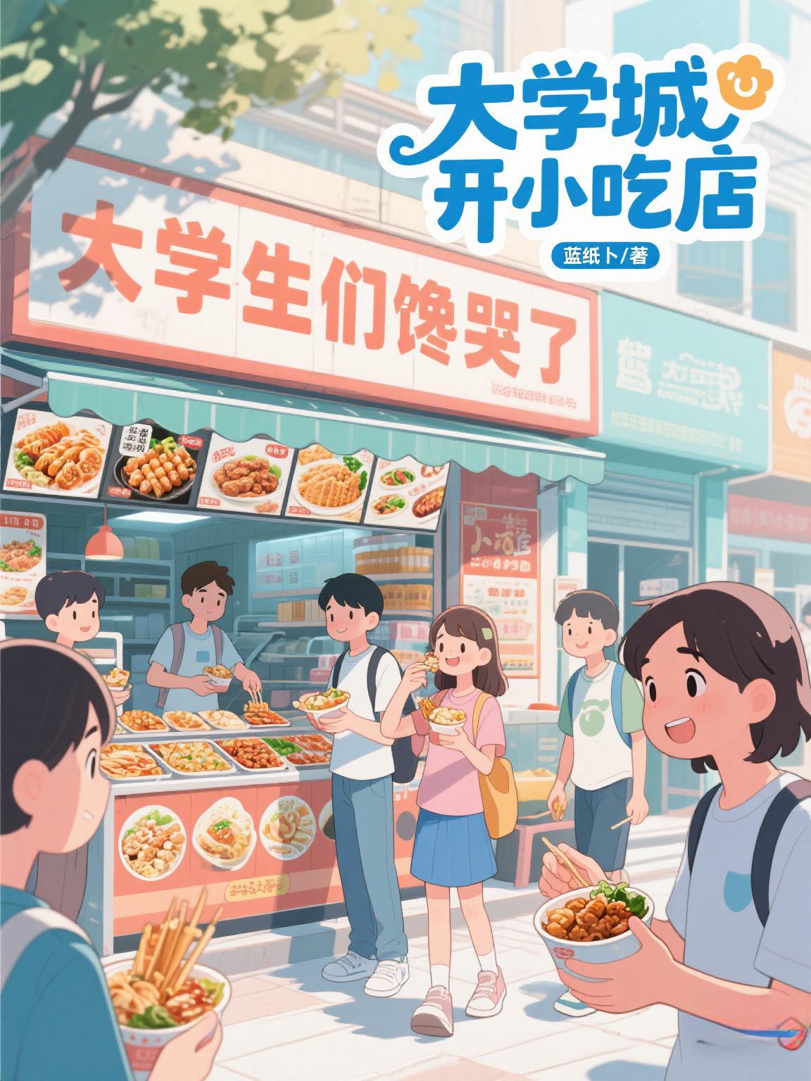 大学城开小吃店，大学生们馋哭了